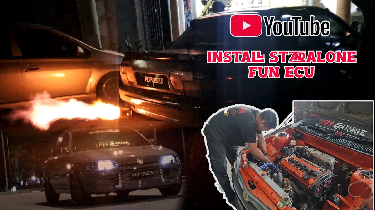 Wira gsr turbo install  standalone fun ecu🔥 
