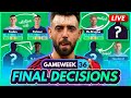 Final fpl decisions for gw36 injuries to bruno  schr  more  fantasy premier league 202324