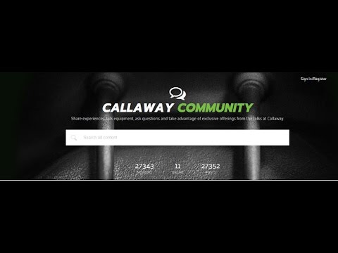 Join the Callaway Community for Exclusive Callaway Access!