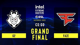 G2 vs FaZe Clan - Map 1 [Inferno] - IEM Katowice 2022 - Grand Final