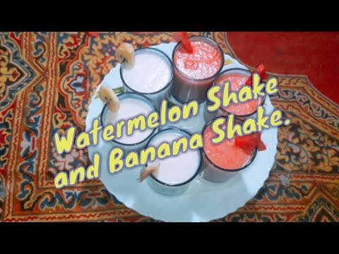 how-to-make-two-types-of-fruit-shake-||-recipe-2019