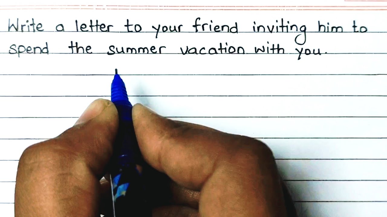 informal letter writing in English | write a letter to friend | letter writing | English writing |