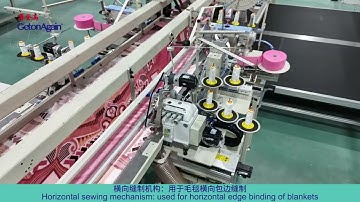 #GetonAgain #Automatic #Blanket Straight Corner #Binding #Machine  #blanket #blanketpattern