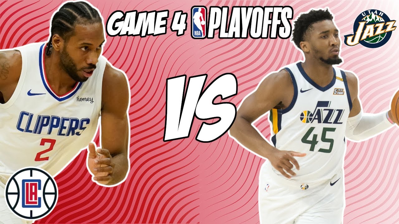 Los Angeles Clippers Vs Utah Jazz Game 4 6 14 21 Nba Playoff Free Nba Pick Prediction Youtube
