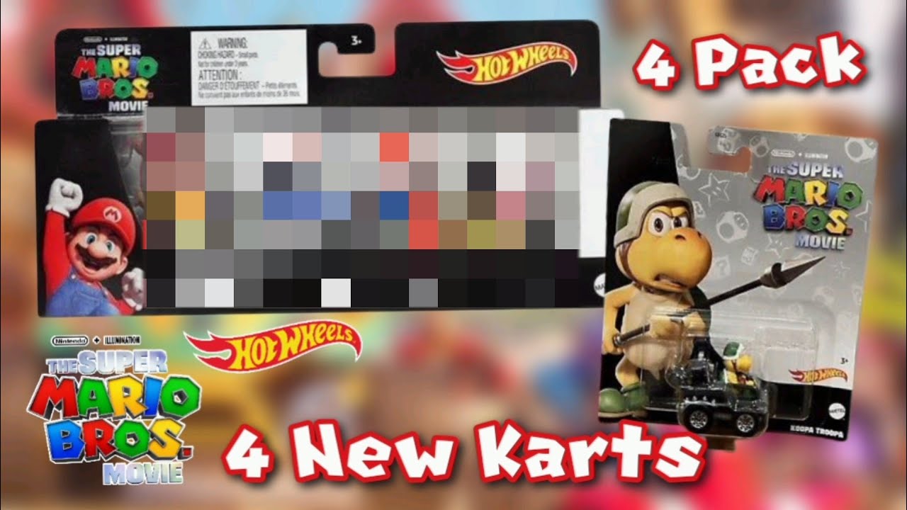 New Hot Wheels Mario Movie 4 Pack & More