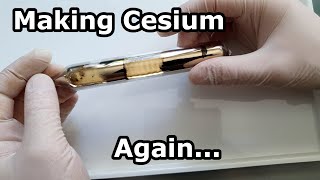 Making cesium and distilling it in my homemade still