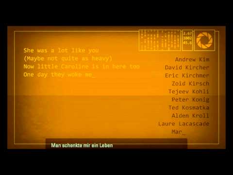 Portal 2 Credits (Deutsche übersetzung)