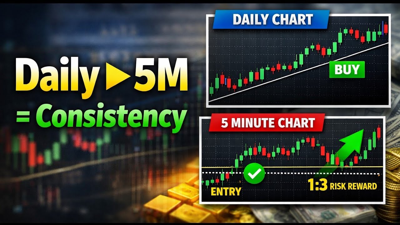 Top-Down Forex Analysis Explained: How Smart Money Trades from Daily to 5-Minute Charts ❤️‍🔥❤️‍🔥