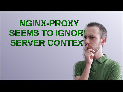 Nginx-proxy seems to ignore server context