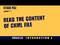How to read content of cXML file in Oracle Integration, cXML file read in OIC 3, CXML transaction