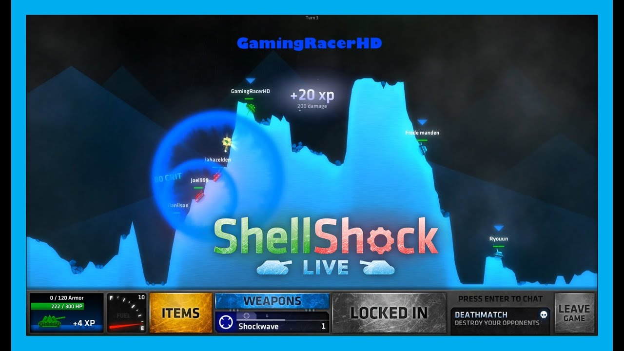 ShellShock Live - Let's Play #25 - 200 DAMAGE SHOCKWAVE! [1080p 60FPS]