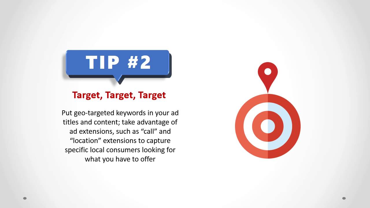 Top 5 Digital Marketing Tips - Video 13 - To Improve Your Local PPC Results