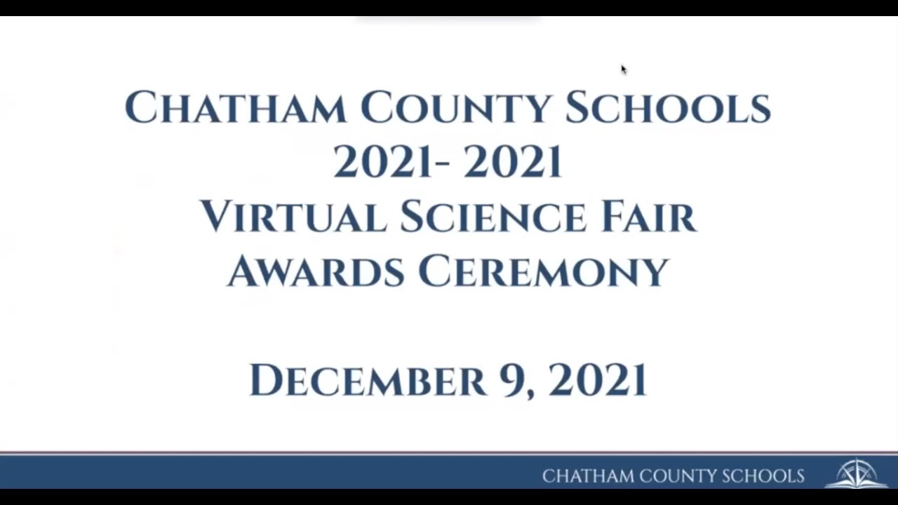 Science Fair winners 2021