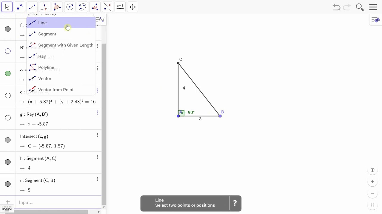 60020020040 2d Construct the Third Side of a Right Angle Triangle in ...