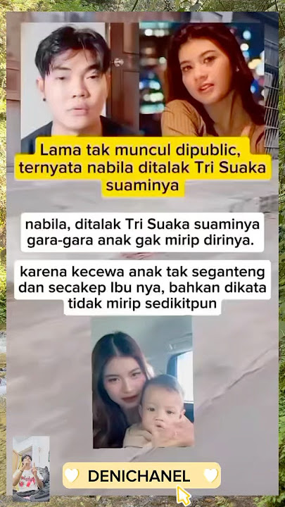 lama tak muncul di public ternyata nabila di talak tri suaka suaminya😱