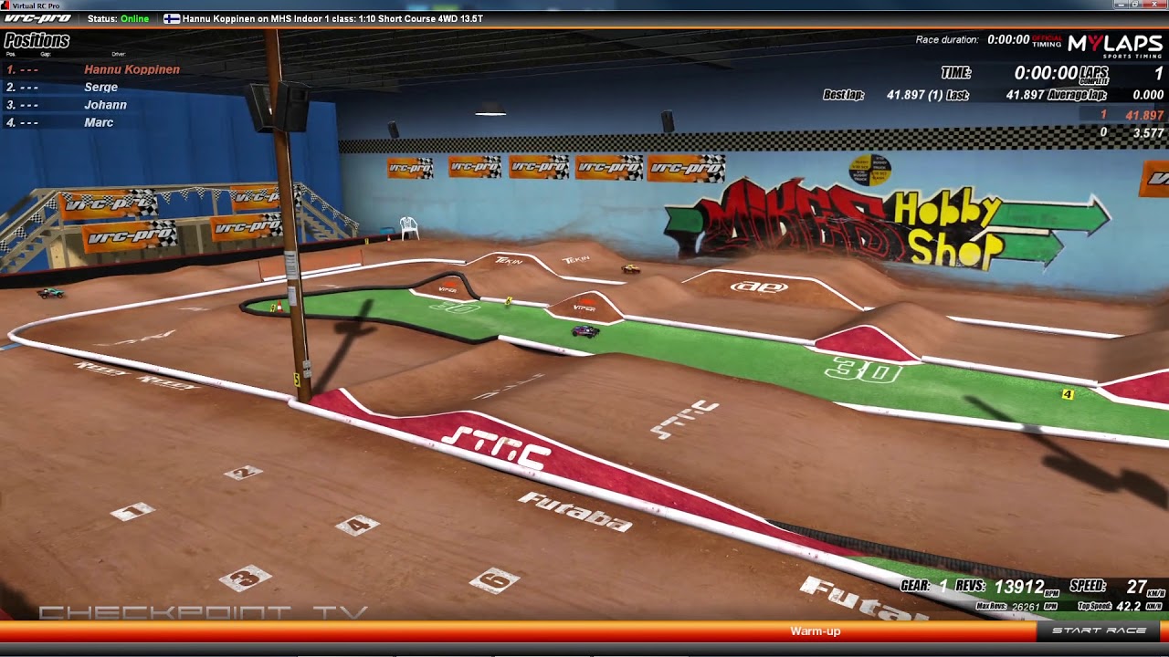 VRC Pro #01 First Very Very Bad Attempt in RC Driving