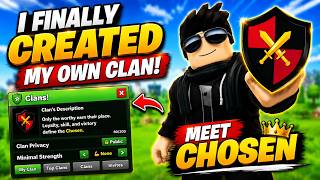 I Finally Created My Own Clan! Meet CHOSEN | Mini War Roblox screenshot 5
