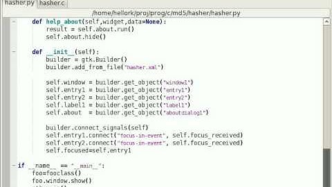 Rapid Application Development with Glade 3.0 part 5