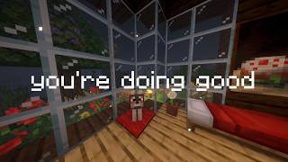 you'll be fine, i promise... (minecraft music, fire & soft rain) screenshot 1