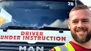 My 1st Lesson Driving A HGV! | What to expect & what's coming next!