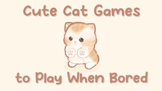 6 Cute & Aesthetic Cat Games To Play When Bored 🐱🤍 (iOS & Android) screenshot 3