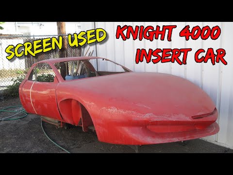 Exploring the Screen Used 'Knight Rider 2000' KITT Insert Car