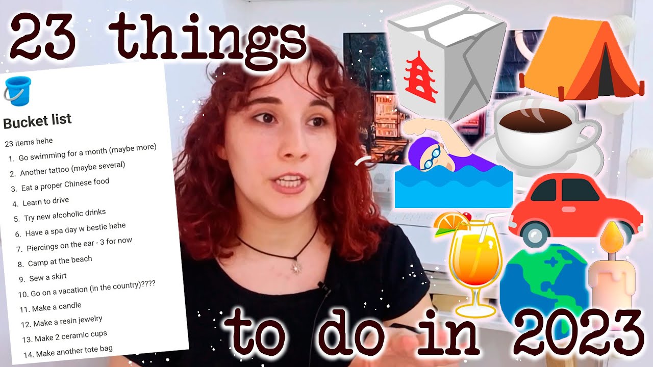 BUCKET LIST FOR 2023