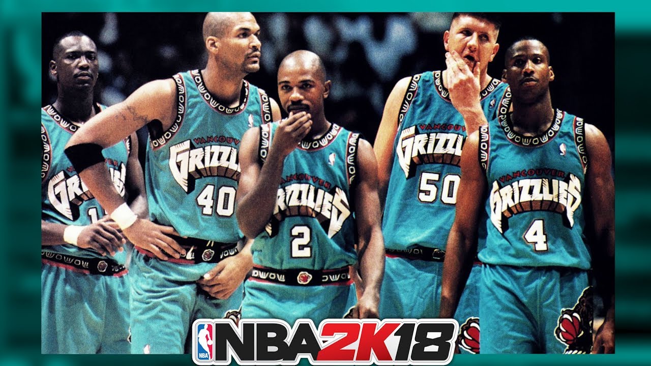 vancouver grizzlies jersey 2k19