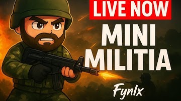MINI MILITIA LIVE | Custom Rooms, Intense Fights & Crazy Wins – JOIN FAST