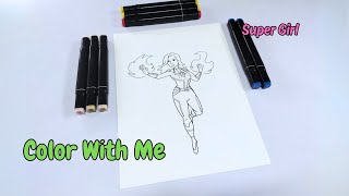 How to Color Marvel Superhero Coloring Page Easy Coloring Pages