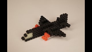 jet perler bead
