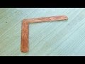 How to make a mini indoor boomerang