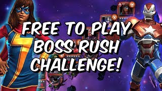 Free To Play Underdogs Unleashed Boss Rush Challenge - Marvel Contest Of Champions