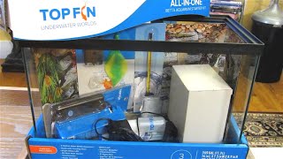 Top Fin 3 Gallon Glass Aquarium Start Kit | Top Fin All-In-One Betta Fish Tank Review | PetSmart
