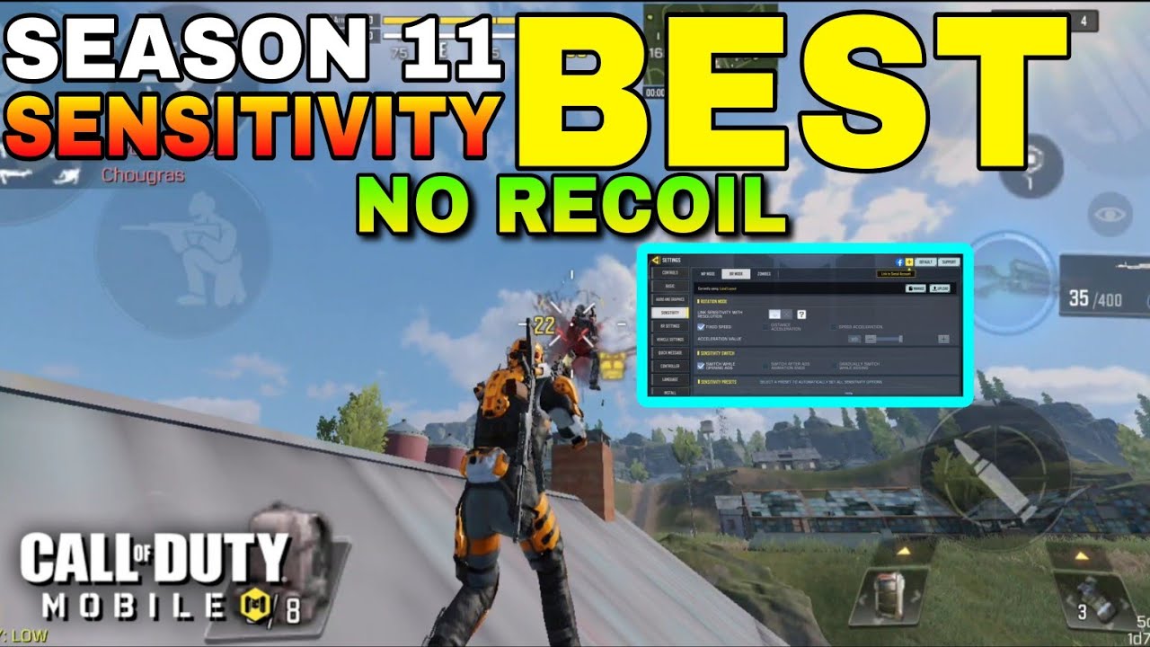 *No Recoil* Sensitivity Settings For Cod Mobile Battle Cod Mobile