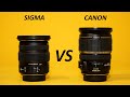 CANON 17-55 vs SIGMA 17-50 | f2.8 lens comparison