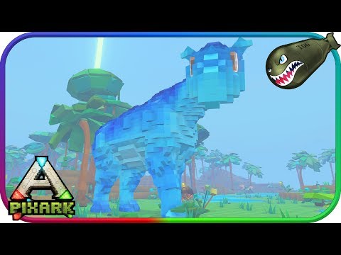 PixArk | Dodo & Phiomia Huts, Taming A Paracer #25 (Pixark Gameplay)