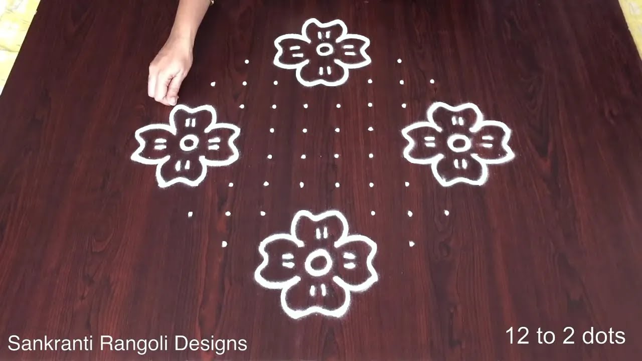 Sankranti Design Muggulu Kolam