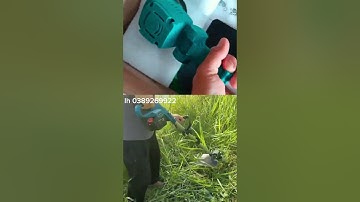 Máy cắt cỏ pin 2400w 10 inch không chổi than, cắt cỏ siêu mạnh