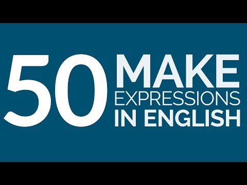 英語で50の「MAKE」フレーズを学びましょう！