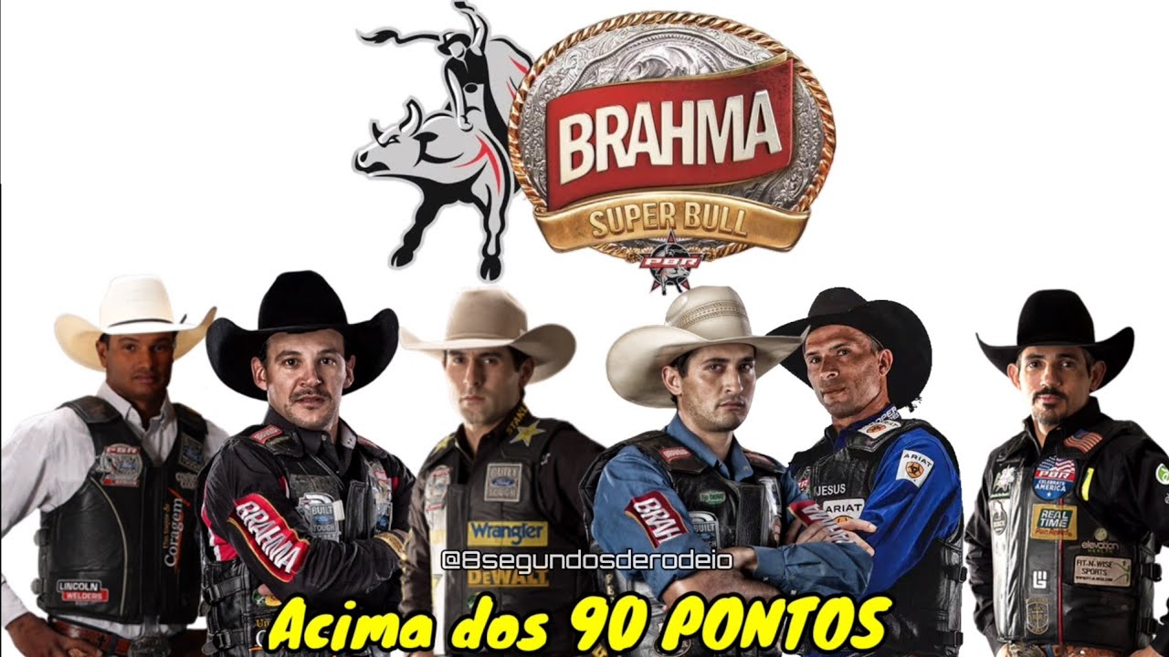 Montarias Acima dos 90 PONTOS | BRAHMA SUPER BULL PBR