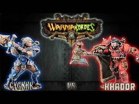 Warmachine & Hordes - Khador (Kozlov) vs. Cygnar (Maddox) - 75pt Battle Report