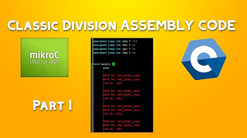 Classic Division in Assembly Language