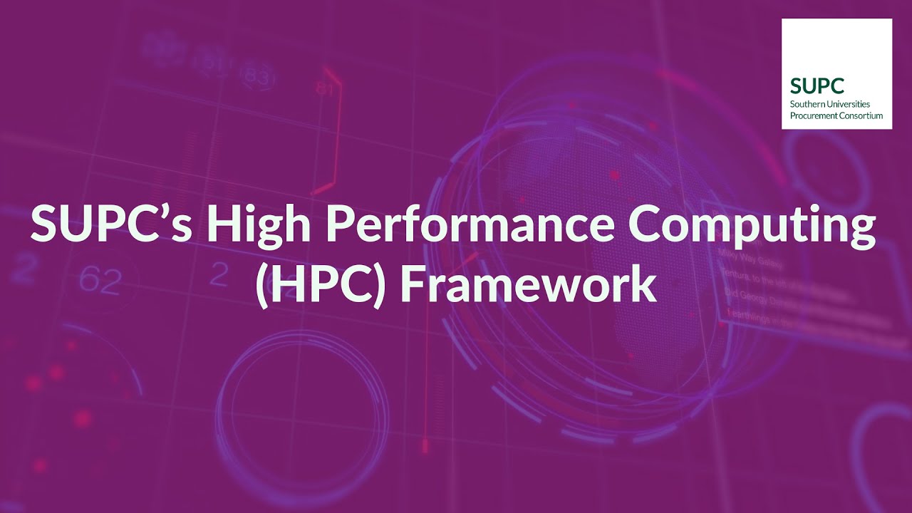 Introducing SUPC's new High Performance Computing framework - YouTube