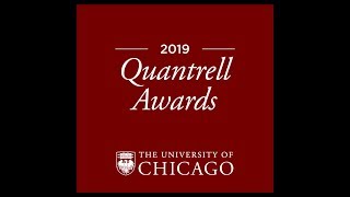 2019 Quantrell Awards for Excellence in Undergraduate Teaching