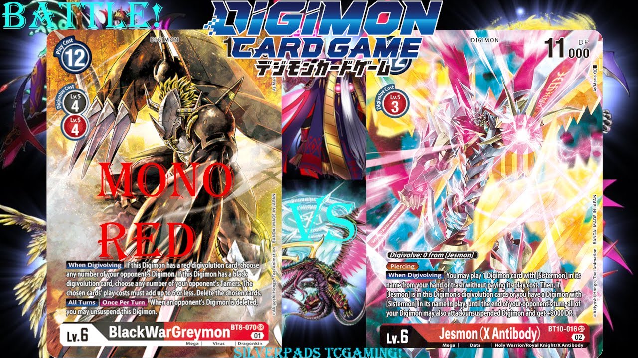 Digimon TCG EX3 Store Championship Blackwargreymon Vs Jesmon Full Match