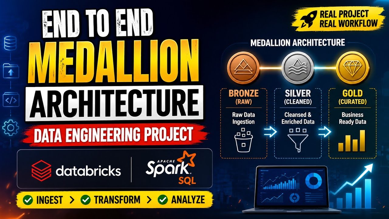 End to End Medallion Architecture Data Engineering Project | Databricks ...