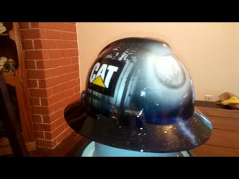 painted hard hats