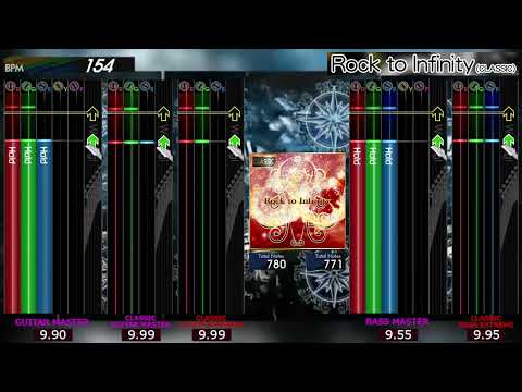 GITADORA GuitarFreaks / Rock to Infinity (CLASSIC) - Comparison