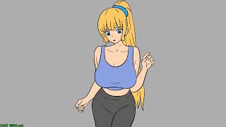 TG TF Animation .Old Man to Yong Woman Transformation Animation